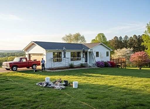 See a 1960s brick ranch remodel with farmhouse-to-modern updates. Exterior brick, interior layout, costs, and before-and-after ideas for Cullman homes.