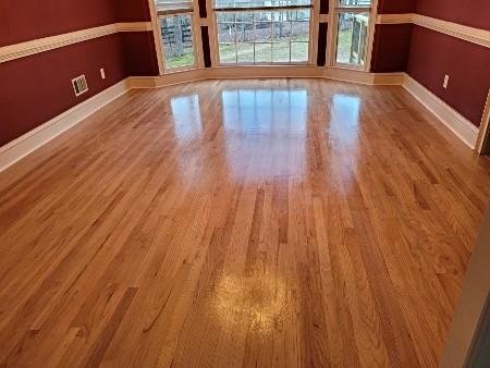 Smith Lake Home floor care. We install and repair hardwood floors all year round.